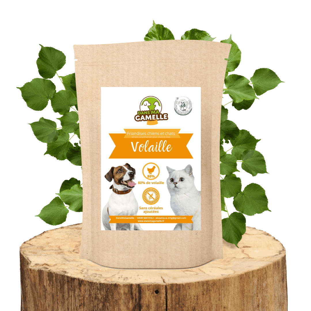 Friandises "Volaille" sans céréales - Chiens et Chats - DansMaGamelle