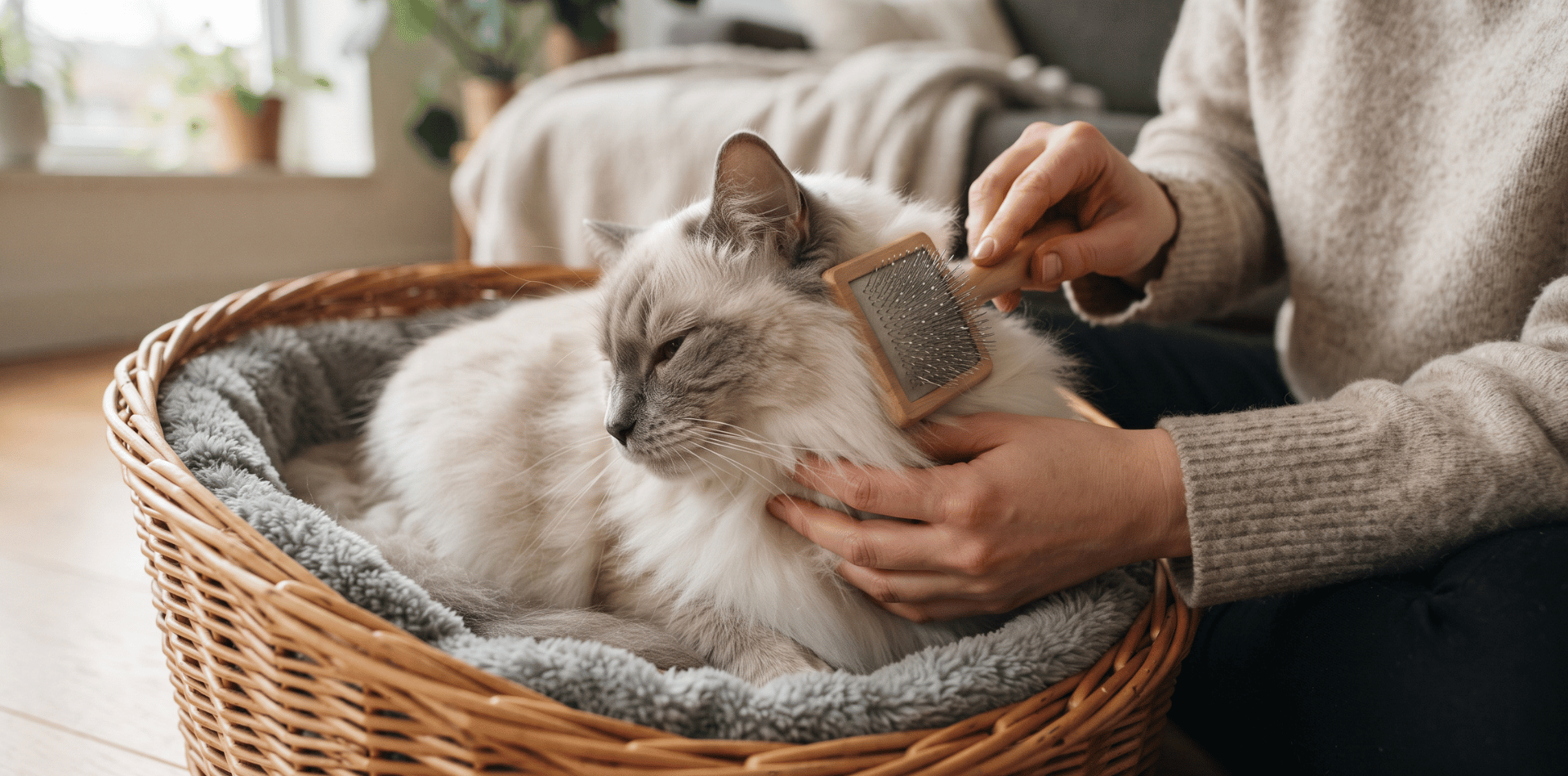 chat-mue-soin-pelage-brossage-croquette