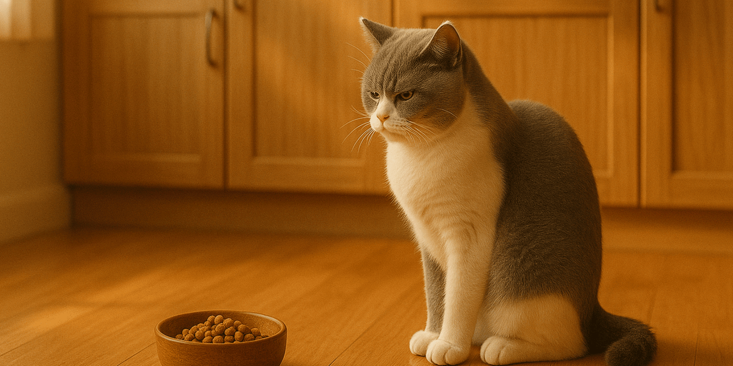Pourquoi mon chat ne mange plus ses croquettes ?