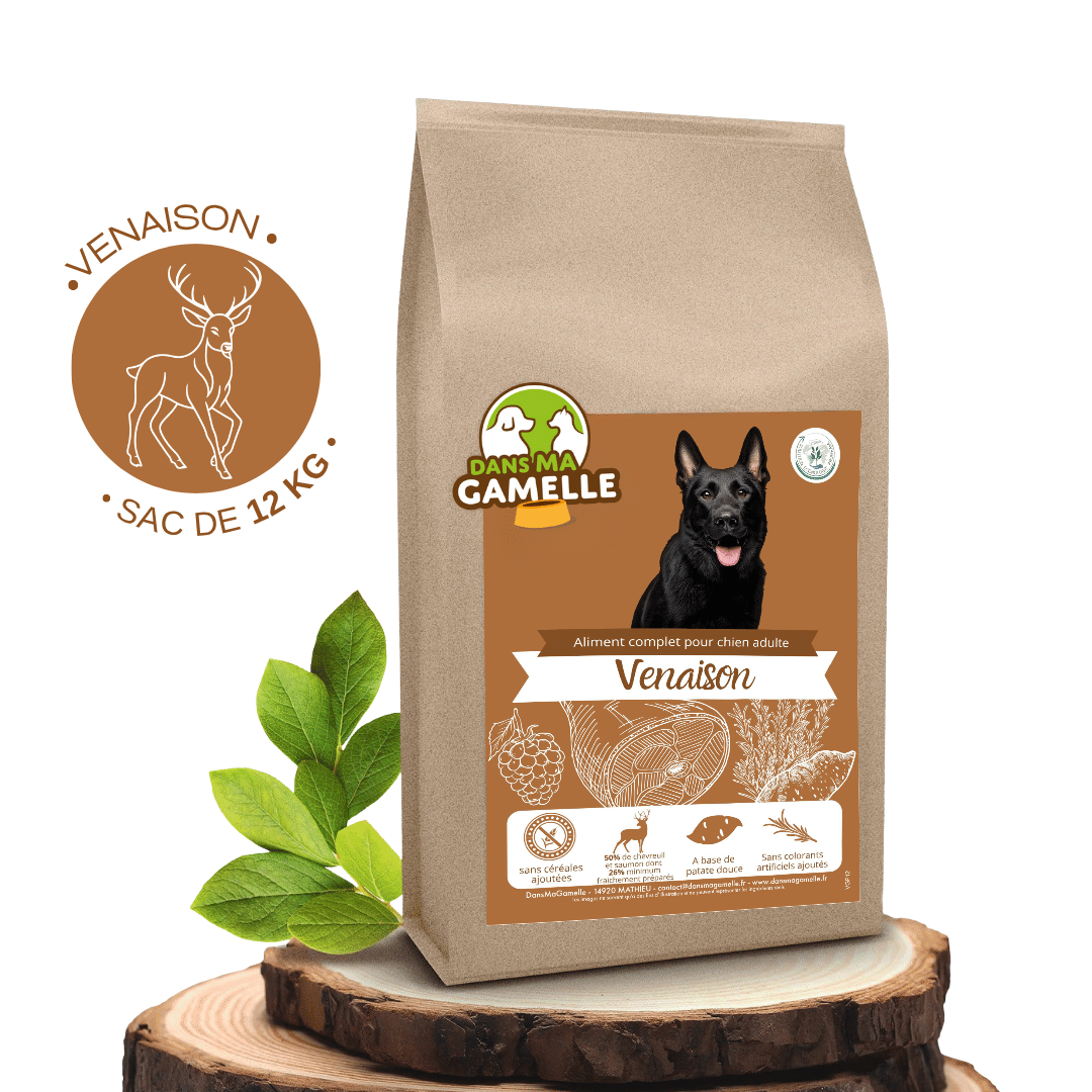 Croquettes sans céréales à la Venaison - Chiens moyennes races