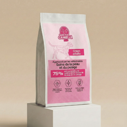 Croquettes vétérinaire sans céréales pour chien adulte soins de la peau et du pelage