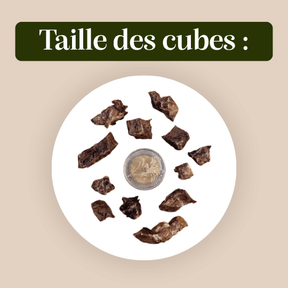 Cubes poumons de bœuf - Chiens et chats
