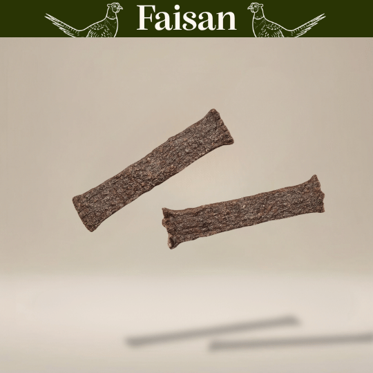 Lamelles de faisan friandises chien chat - Dans Ma Gamelle 