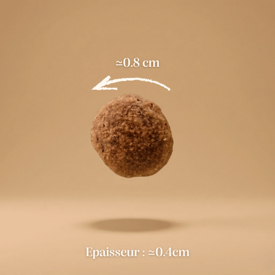 Croquettes sans céréales pour petit chien adulte au canard