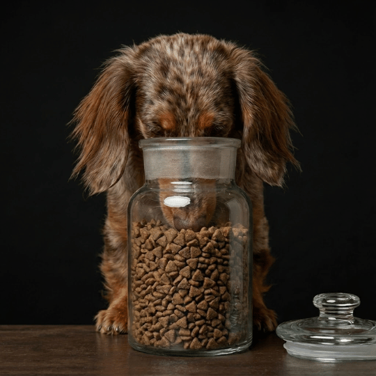 Croquettes sans céréales pour petit chien adulte au bœuf angus