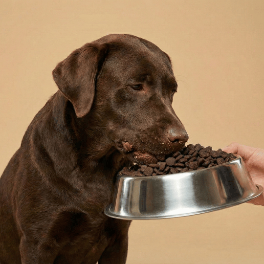 Croquettes sans céréales au saumon pour chien adulte de taille moyenne