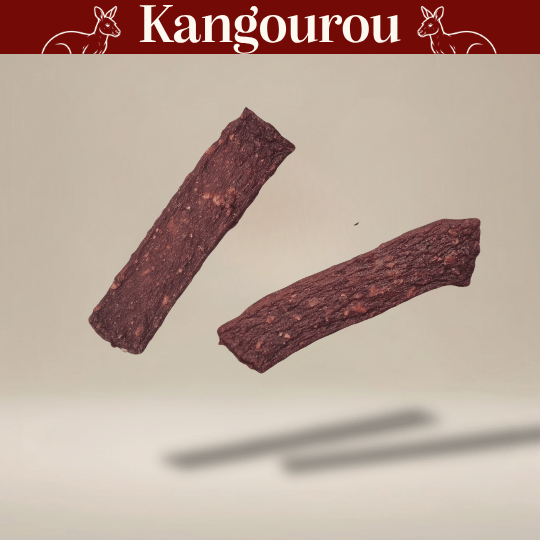 Lamelles Kangourou Chien chat friandise - Dans Ma Gamelle