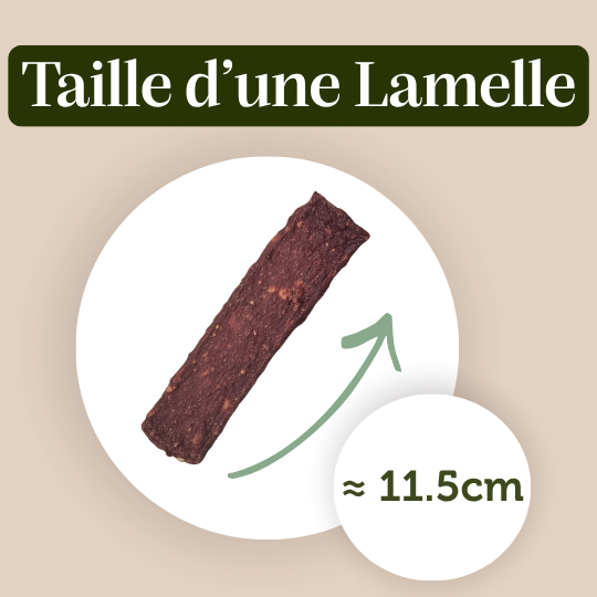 Friandises Lamelles de Kangourou pour chien et chat - Dans Ma Gamelle